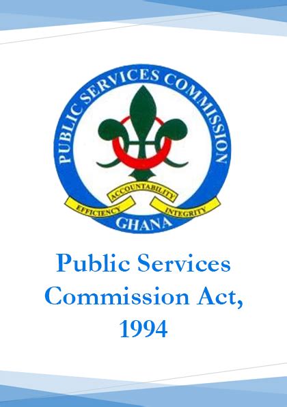 public services commission act 1994